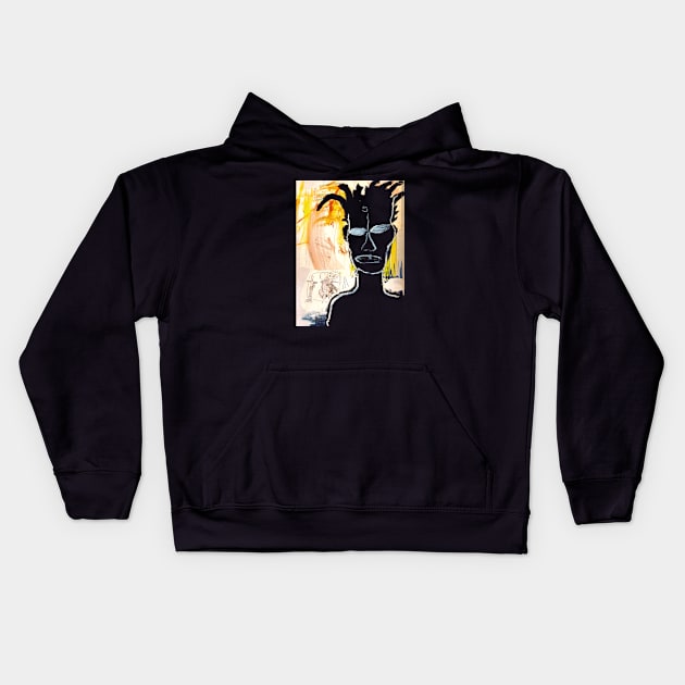 Self portrait Kids Hoodie by EvanRude